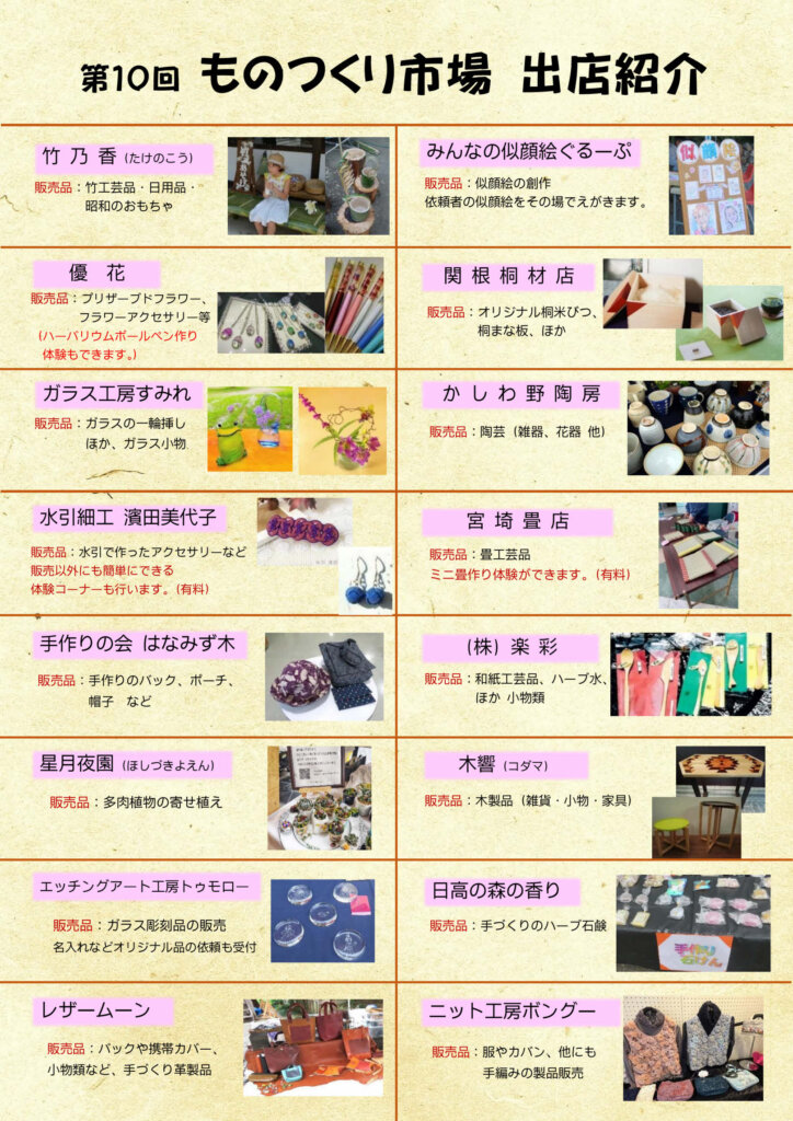 令和8年 ものつくり市場２